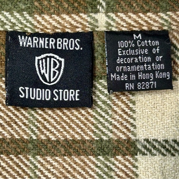 Warner Bros. Taz Man Shirt Jacket Size M Men’s - Picture 8 of 9